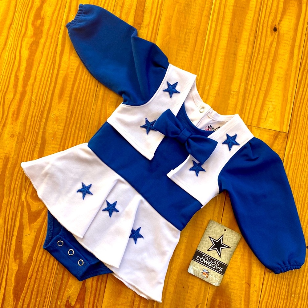 NWT baby Dallas Cowboys cheerleader onesie